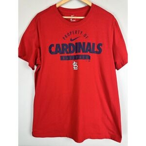Nike St. Louis Cardinals MLB Baseball Red Tee T-Shirt Men's Size Large
